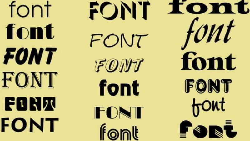 Các font chữ nghệ thuật tham khảo Các font chữ nghệ thuật tham khảo