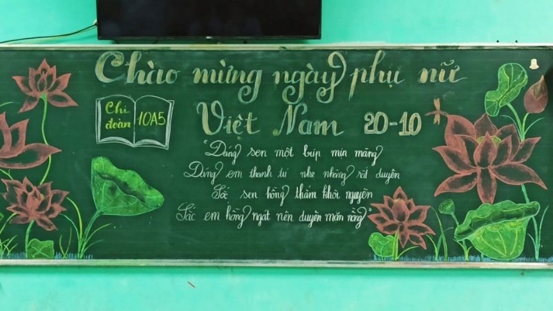 Mẫu trang trí chủ đề "Vườn hoa ngát hương" số 3 Mẫu trang trí chủ đề "Vườn hoa ngát hương" số 3