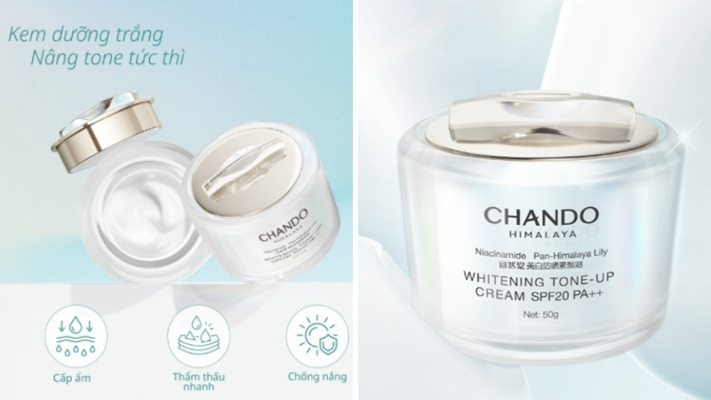 Kem dưỡng Chando Himalaya Tone-Up Cream SPF20/PA++