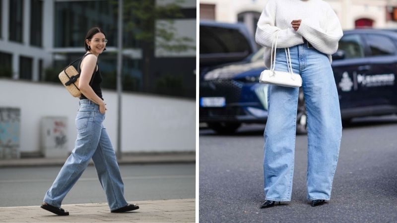 Quần Barrel jeans là kiểu quần jeans ống hơi rộng ở đùi và thẳng xuống cổ chân