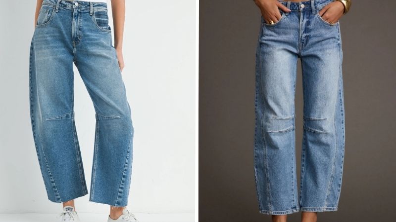 Barrel jeans trở thành xu hướng nhờ phong cách trẻ trung, tôn dáng và thoải mái khi mặc