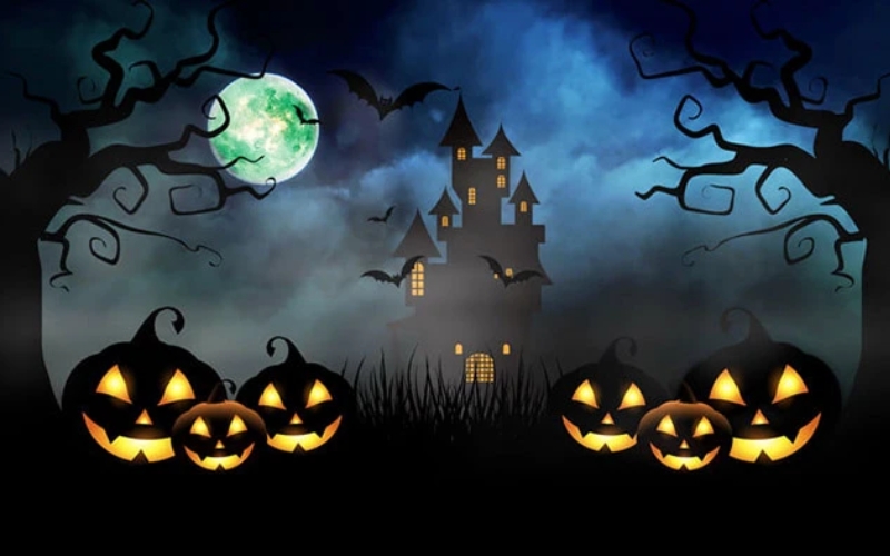 Hình nền kinh dị làm bữa tiệc Halloween thêm hồi hộp. Hình nền kinh dị làm bữa tiệc Halloween thêm hồi hộp.