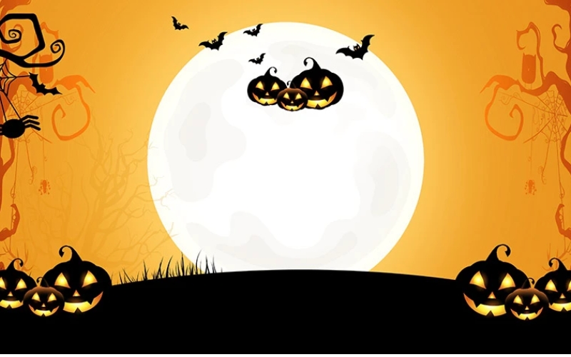 Background Halloween dễ thương mang lại bầu không khí vui nhộn. Background Halloween dễ thương mang lại bầu không khí vui nhộn.