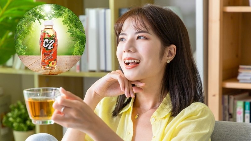Uống C2 trà đào có làm bạn béo không?