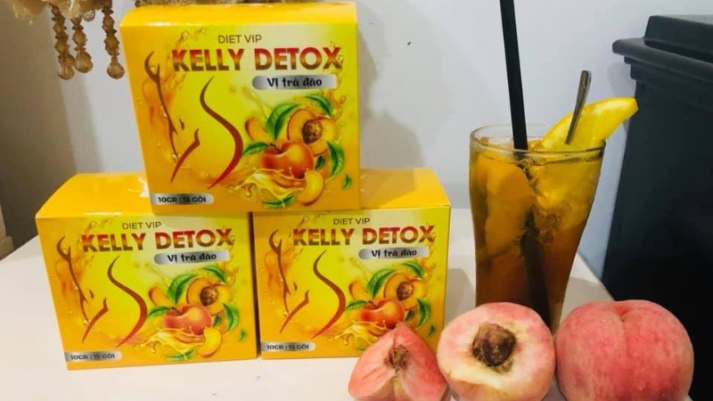 Trà Kelly Detox là một loại thực phẩm chức năng hỗ trợ giảm cân, thải độc và làm đẹp da