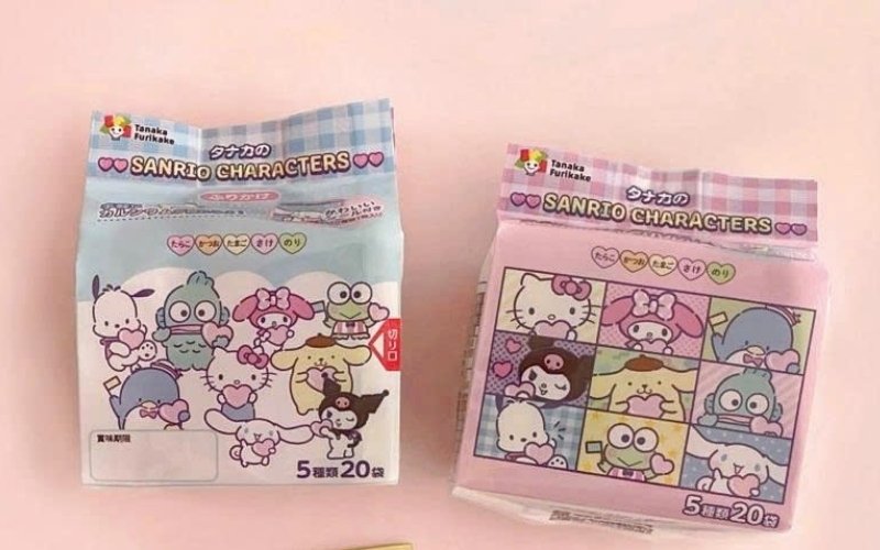 Gia vị rắc cơm Hello Kitty bổ sung dinh dưỡng, DHA và hương vị phong phú
