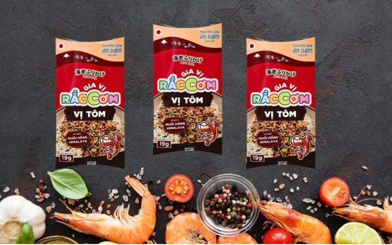Gia vị rắc cơm Thuyền Xưa sử dụng nguyên liệu tự nhiên, giàu canxi và hương vị nhẹ nhàng