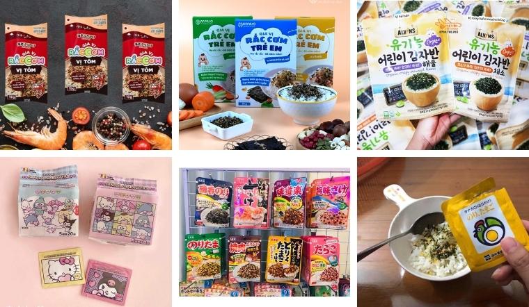 Top 6 gia vị rắc cơm cho bé ăn ngon, mẹ nhàn tênh