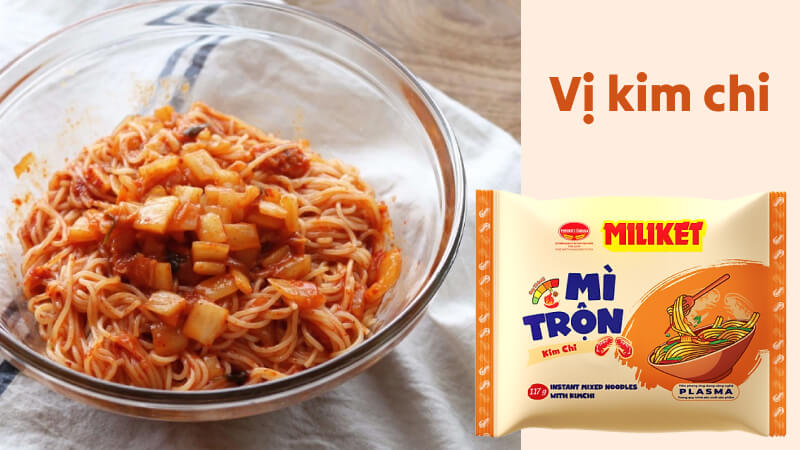 Mì trộn Miliket vị Kim chi