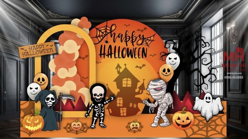 Ảnh trang trí Halloween sáng tạo 3