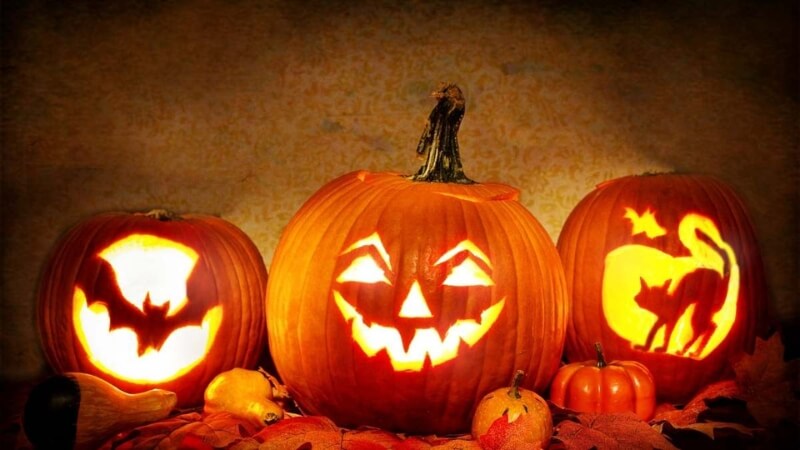 Ảnh Bí Ngô (Jack-o'-lantern) kinh điển 1