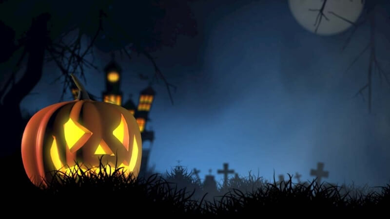 Ảnh Bí Ngô (Jack-o'-lantern) kinh điển 2