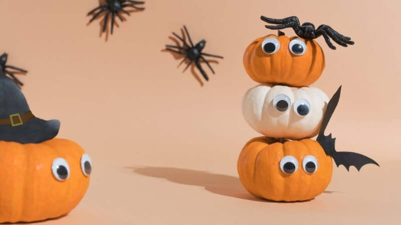 Ảnh Bí Ngô (Jack-o'-lantern) kinh điển 5