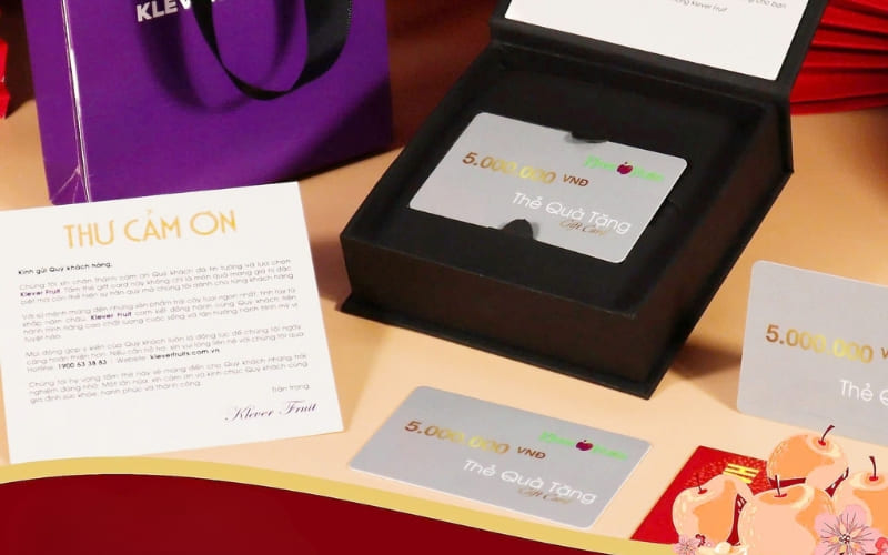 Gift card mang lại tự do chọn quà bạn muốn.