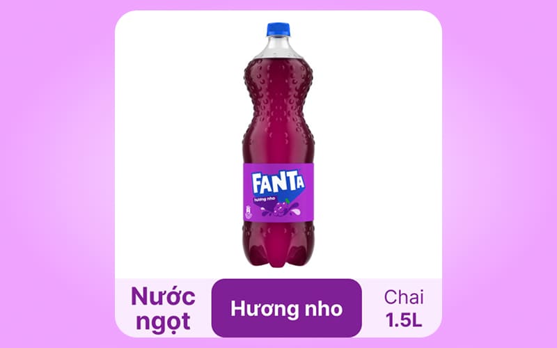 Mua Fanta hương nho 1.5L chính hãng ở đâu?