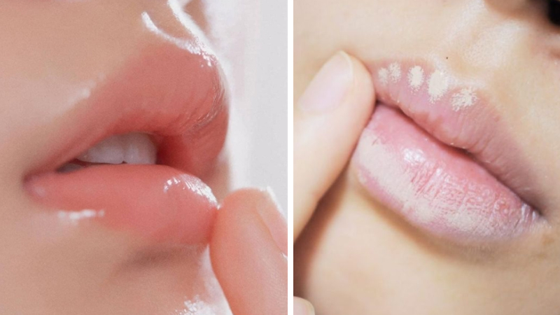 Chuẩn bị cho môi trước khi đánh son