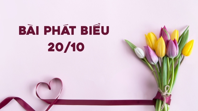 Dàn ý chung cho một bài phát biểu 20/10 chuẩn