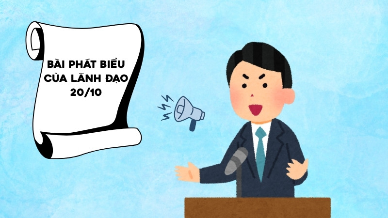 Mẫu 1: Bài phát biểu 20/10 trang trọng của lãnh đạo công ty/cơ quan