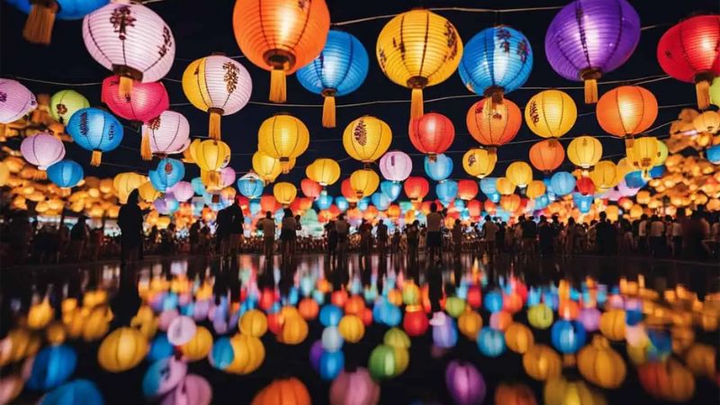 Nơi ánh sáng và sắc màu hòa quyện tạo nên khung cảnh huyền ảo Nơi ánh sáng và sắc màu hòa quyện tạo nên khung cảnh huyền ảo