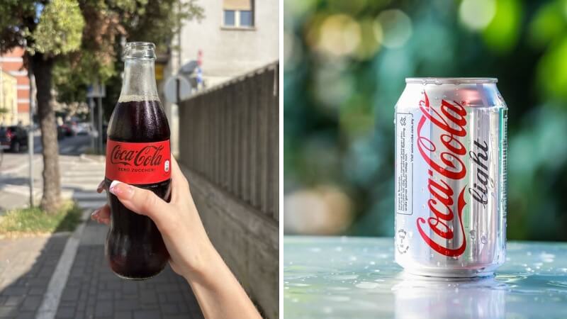 Điểm khác biệt giữa Coca Cola Zero và Coca-Cola Light