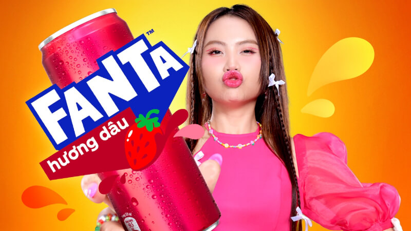 Nước ngọt Fanta Dâu