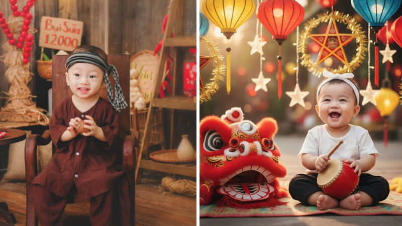 Phong cách bé trai làm Chú Cuội Phong cách bé trai làm Chú Cuội