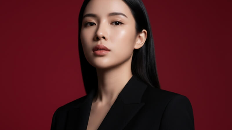 Phong cách Điện ảnh (Cinematic - Trend nền đỏ)