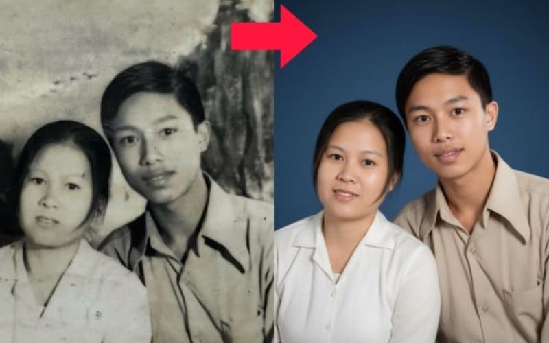 Prompt 1 giúp AI phục hồi ảnh nhanh, đẹp tự nhiên. Prompt 1 giúp AI phục hồi ảnh nhanh, đẹp tự nhiên.