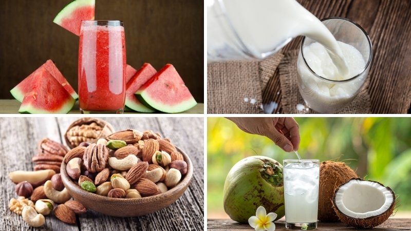 Các loại nước ép và thực phẩm khác hỗ trợ giảm đau đầu Các loại nước ép và thực phẩm khác hỗ trợ giảm đau đầu