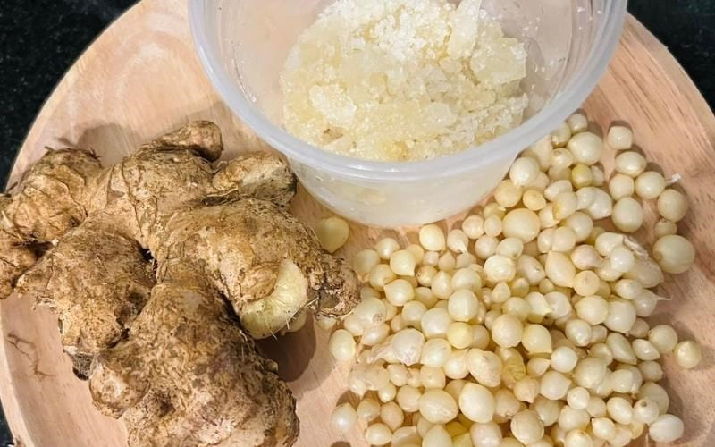 Nguyên liệu làm chè nén giải cảm miền Trung