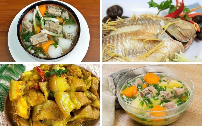 Canh, kho, hấp giàu dinh dưỡng, dễ nhai và tiêu hóa cho người già