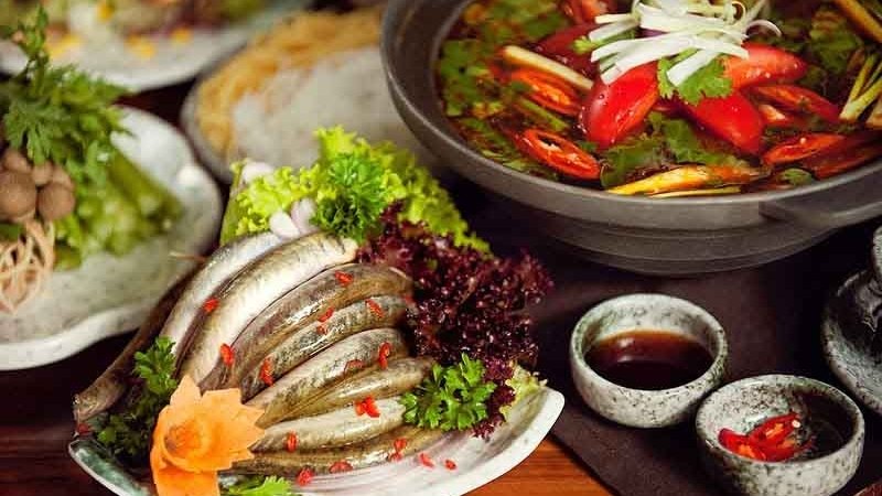Lẩu cá kèo lá giang Lẩu cá kèo lá giang
