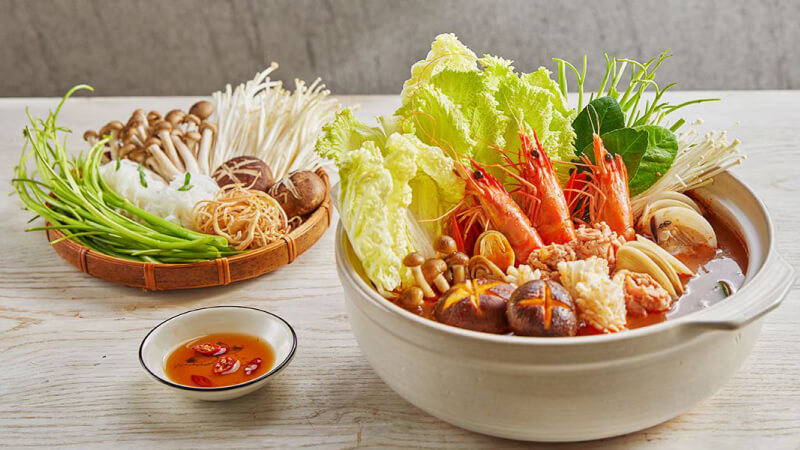 Món lẩu thái Tomyum ngon cho ngày mưa Món lẩu thái Tomyum ngon cho ngày mưa
