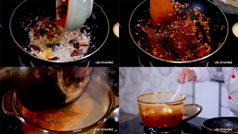 Cách làm lẩu Tứ Xuyên Cách làm lẩu Tứ Xuyên