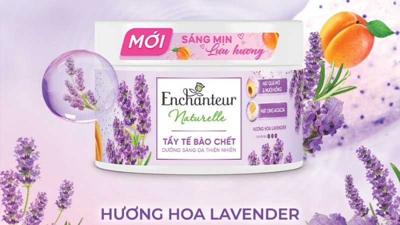Tẩy tế bào chết Enchanteur Naturelle Lavender