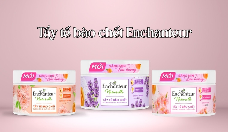 Review tẩy tế bào chết Enchanteur: Bí quyết cho da sáng mịn, thơm nước hoa Pháp
