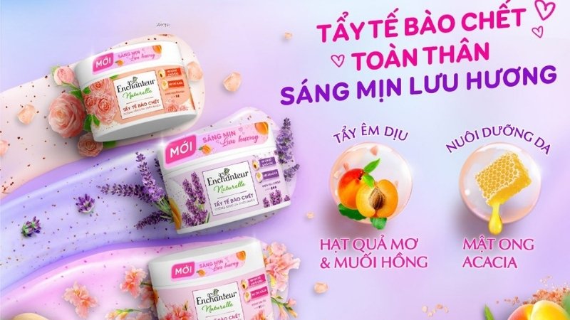 Ưu điểm của các sản phẩm tẩy tế bào chết Enchanteur