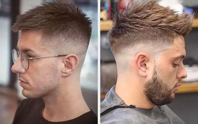 Kiểu tóc Spiky Fade