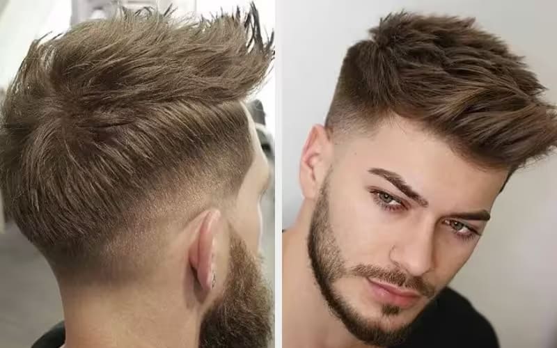Kiểu tóc Spiky Quiff / Pompadour
