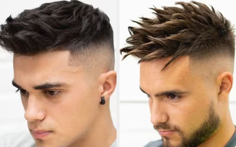 Kiểu tóc Spiky Textured