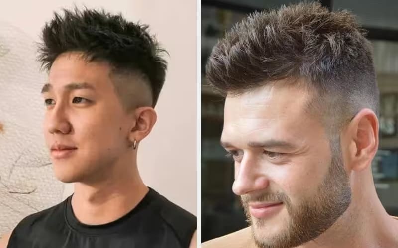 Kiểu tóc Spiky Undercut