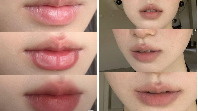 Son môi hiệu ứng "mờ ảo"