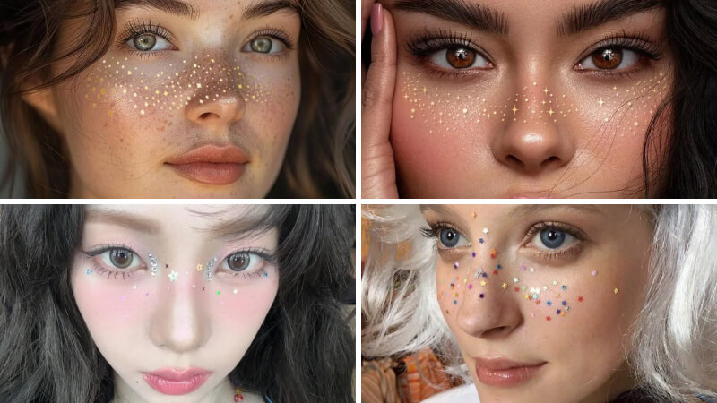 Sức hút của trào lưu Glitter Freckles Sức hút của trào lưu Glitter Freckles
