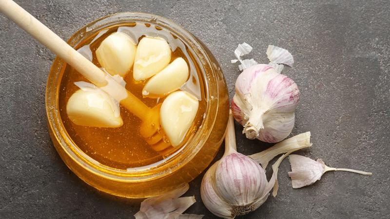 Tỏi hấp mật ong Tỏi hấp mật ong