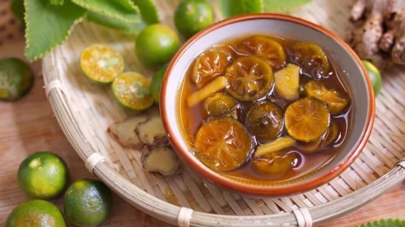 Quất chưng đường phèn Quất chưng đường phèn