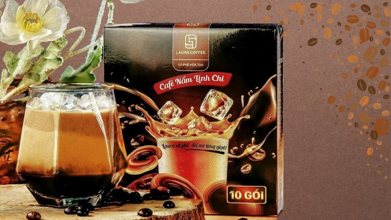 Cà phê Nấm Linh Chi Laura Coffee