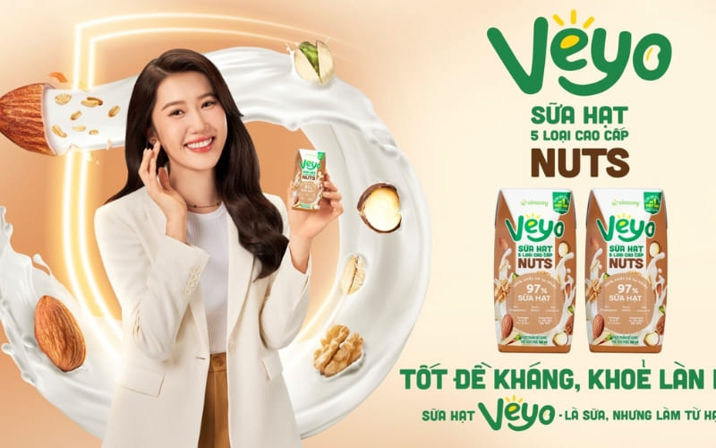 Veyo Nuts cung cấp năng lượng và dưỡng chất từ 5 hạt cao cấp. Veyo Nuts cung cấp năng lượng và dưỡng chất từ 5 hạt cao cấp.