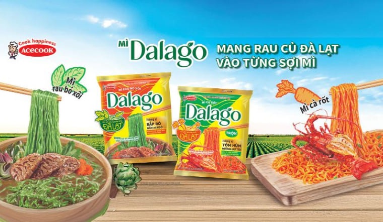 Ý tưởng và nguồn gốc của mì ăn liền rau củ Dalago Ý tưởng và nguồn gốc của mì ăn liền rau củ Dalago