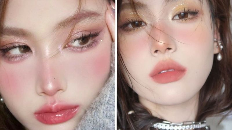 Layout makeup Douyin lớp nền căng bóng, mắt long lanh, má hồng ngọt ngào Layout makeup Douyin lớp nền căng bóng, mắt long lanh, má hồng ngọt ngào