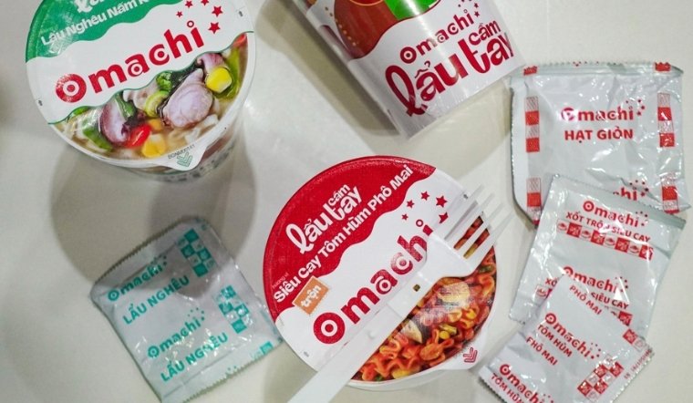 Mì Omachi lẩu cầm tay: Trải nghiệm lẩu tiện lợi, hương vị đa dạng